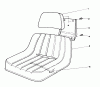 Toro 55600 - HMR-1200, 1989 (9000001-9999999) Ersatzteile DELUXE SEAT KIT NO. 68-3800 (OPTIONAL)