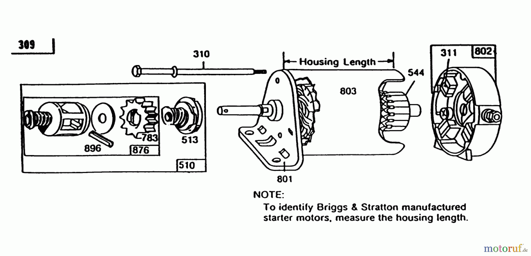 Toro Neu Mowers, Rear-Engine Rider 55600 - Toro HMR-1200, 1989 (9000001-9999999) ENGINE BRIGGS & STRATTON MODEL 281707-0192-01 #1