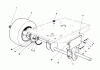 Toro 55600 - HMR-1200, 1989 (9000001-9999999) Ersatzteile REAR WHEEL & AXLE ASSEMBLY