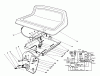 Toro 55600 - HMR-1200, 1989 (9000001-9999999) Ersatzteile SEAT ASSEMBLY