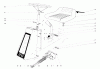 Toro 56000 (526) - 526 Sportsman Rider, 1973 (3000001-3999999) Ersatzteile STEERING AND SEAT ASSEMBLY