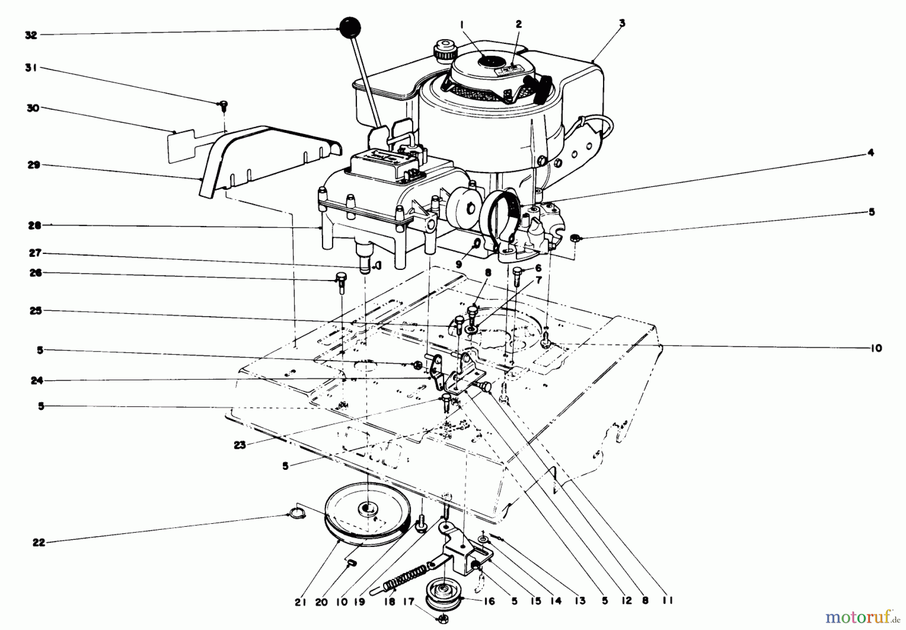 Toro Neu Mowers, Rear-Engine Rider 56005 - Toro 25