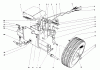 Toro 56010 - 25" Sportlawn Lawnmower, 1972 (2000001-2999999) Ersatzteile FRONT AXLE AND WHEEL ASSEMBLY