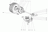 Toro 56010 - 25" Sportlawn Lawnmower, 1972 (2000001-2999999) Ersatzteile REAR AXLE ASSEMBLY