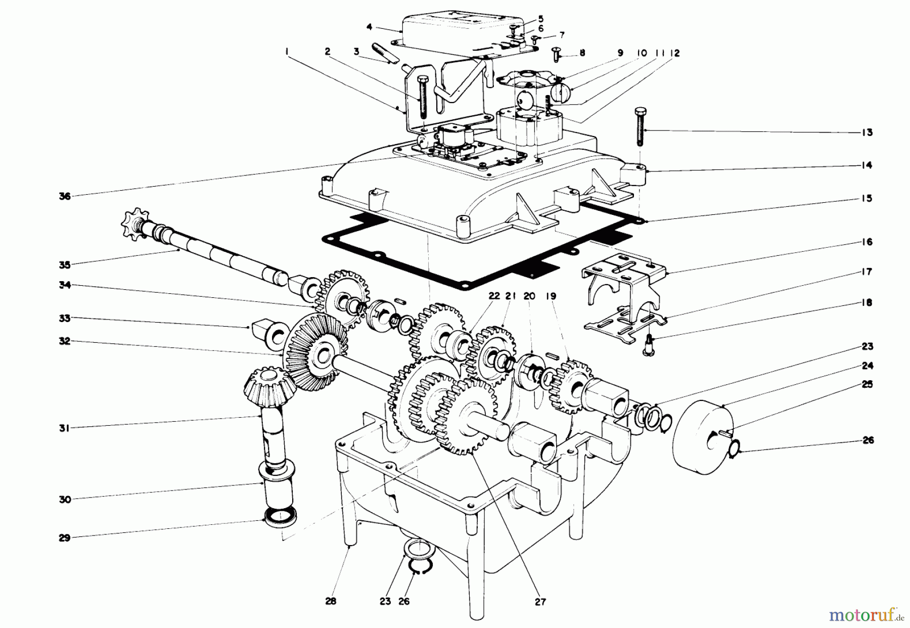 Toro Neu Mowers, Rear-Engine Rider 56005 - Toro 25