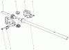 Toro 56006 - 25" Premium Rider, 1976 (6000001-6999999) Ersatzteile DIFFERENTIAL ASSEMBLY