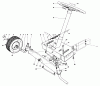 Toro 56006 - 25" Premium Rider, 1976 (6000001-6999999) Ersatzteile FRONT AXLE ASSEMBLY