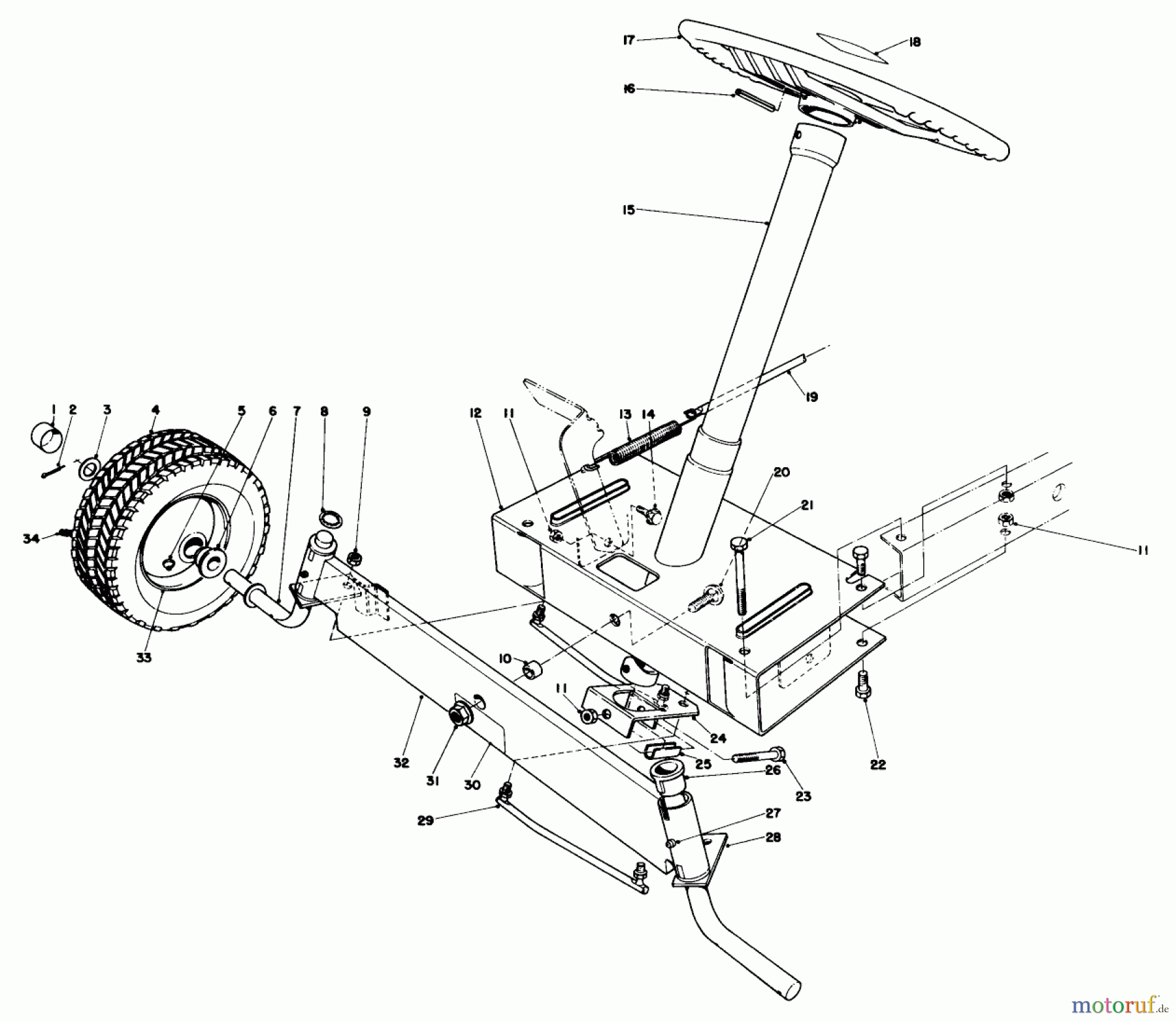 Toro Neu Mowers, Rear-Engine Rider 56006 - Toro 25