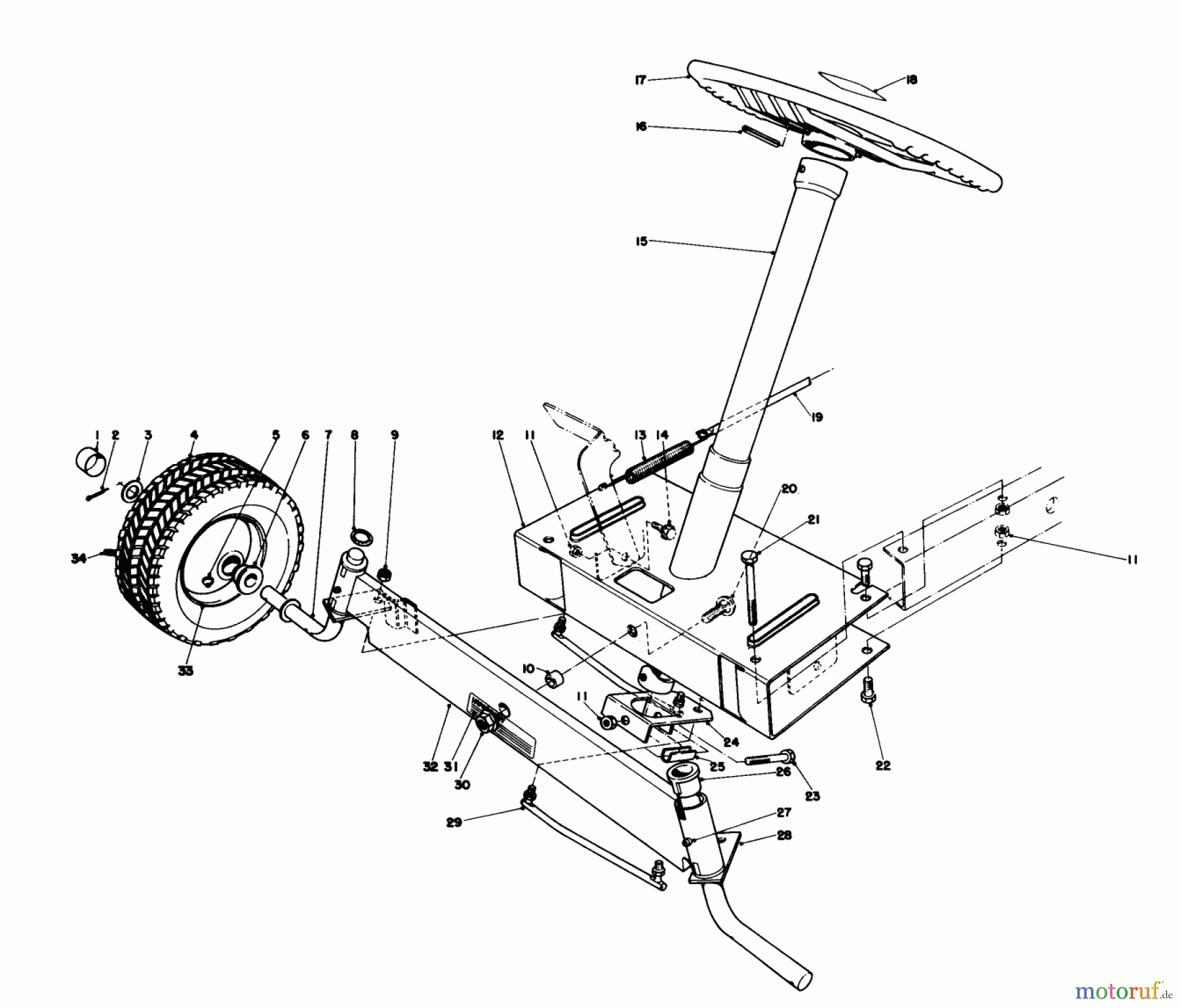 Toro Neu Mowers, Rear-Engine Rider 56006 - Toro 25