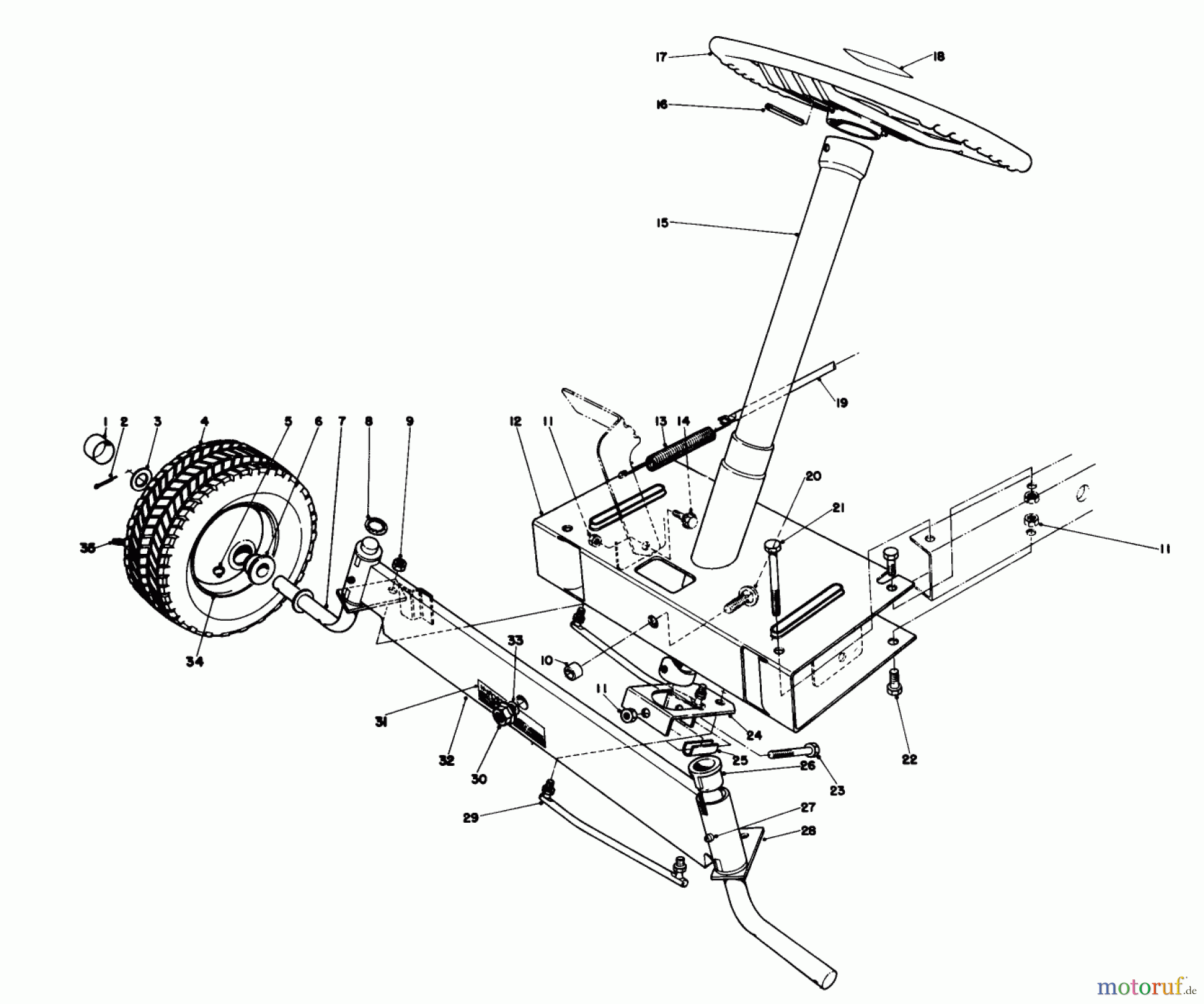 Toro Neu Mowers, Rear-Engine Rider 56006 - Toro 25