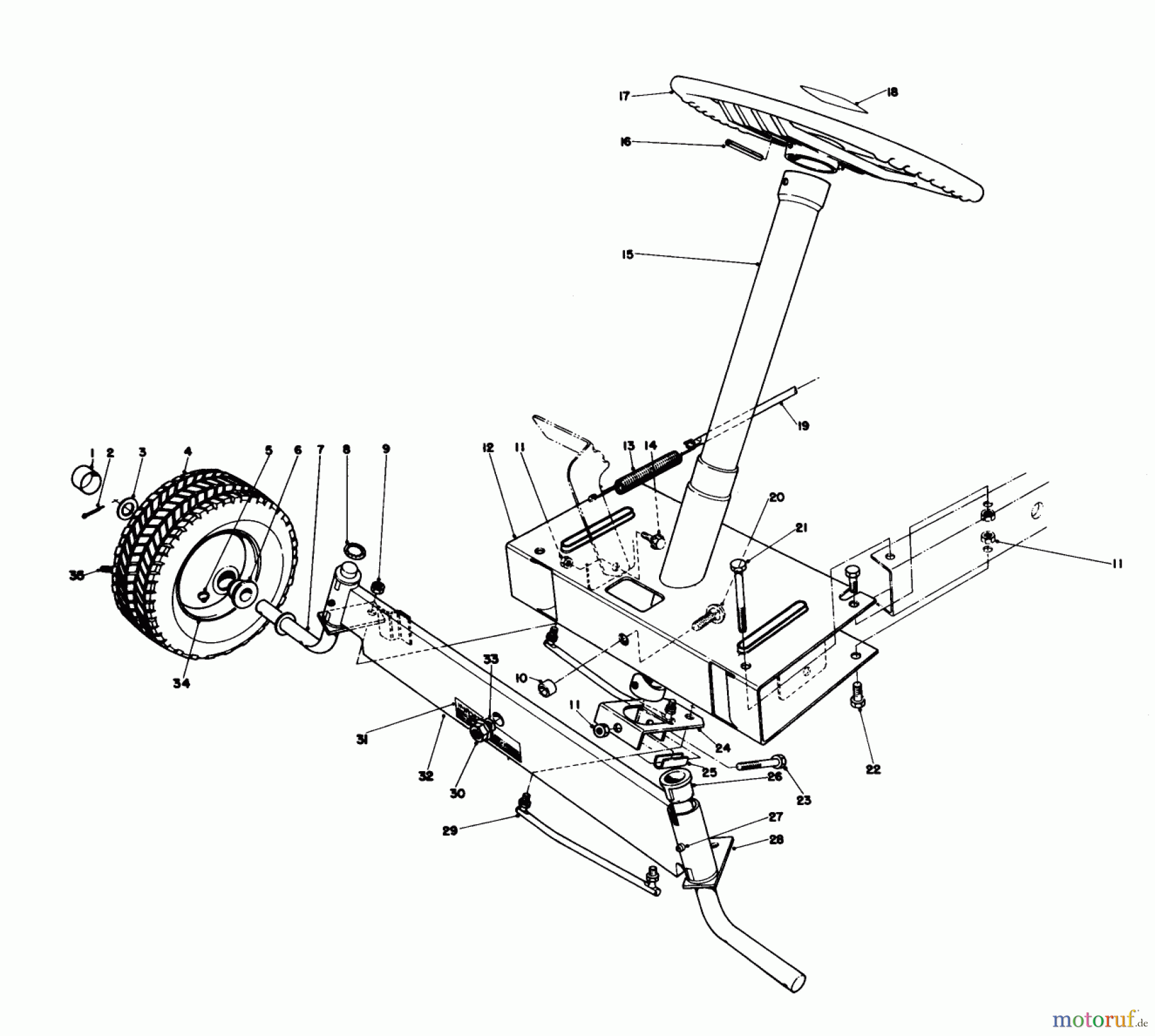 Toro Neu Mowers, Rear-Engine Rider 56006 - Toro 25