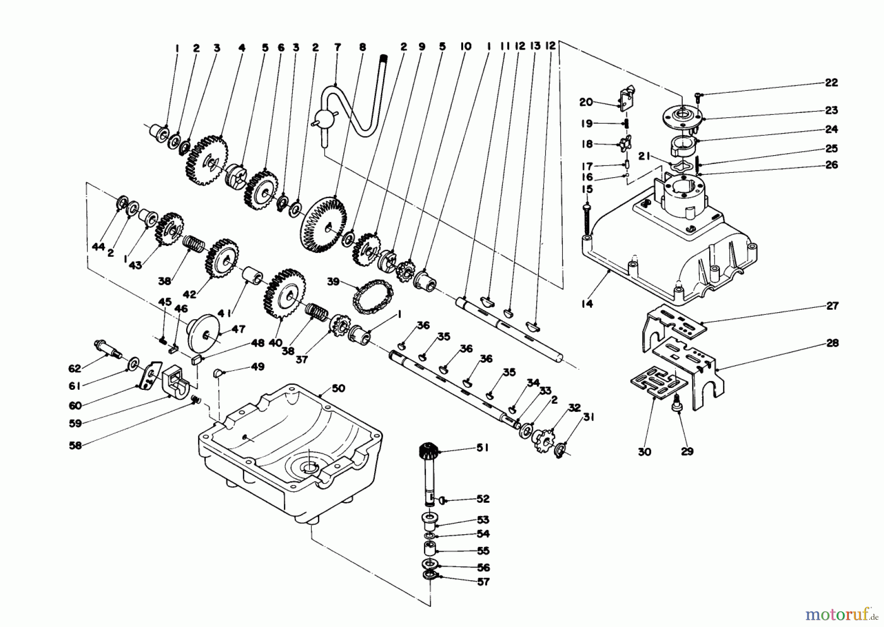 Toro Neu Mowers, Rear-Engine Rider 56006 - Toro 25
