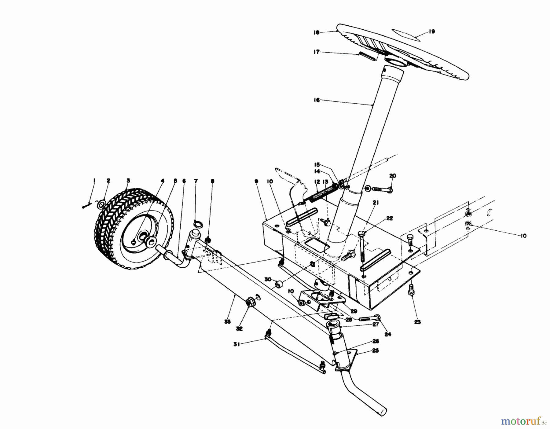 Toro Neu Mowers, Rear-Engine Rider 56015 - Toro 25