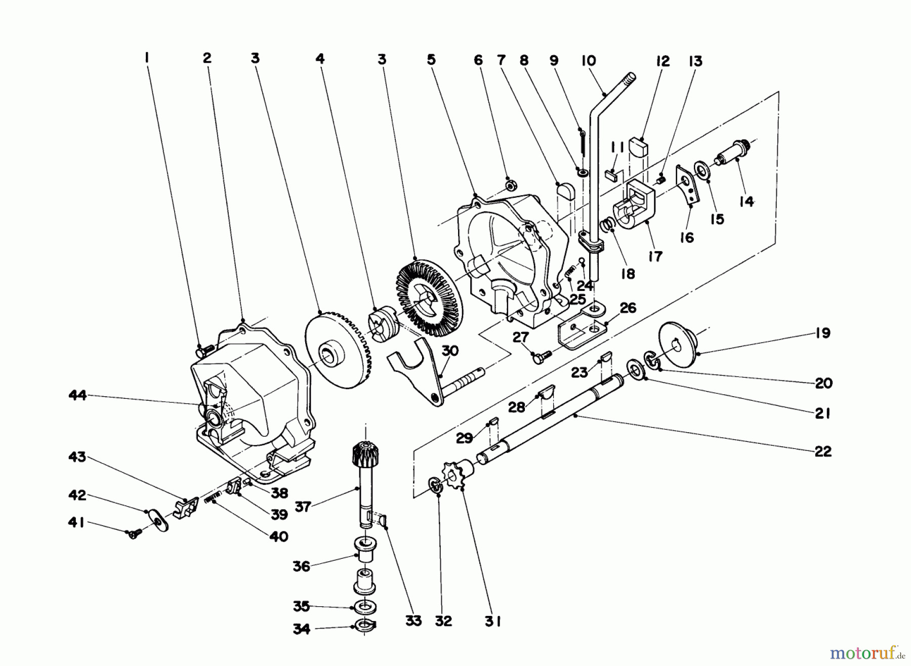 Toro Neu Mowers, Rear-Engine Rider 56015 - Toro 25