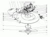 Toro 56020 - 25" Premium Rider, 1973 (3000001-3999999) Ersatzteile 25" MOWER ASSEMBLY