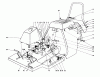 Toro 56020 - 25" Premium Rider, 1973 (3000001-3999999) Ersatzteile BODY AND SEAT ASSEMBLY