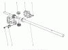 Toro 56020 - 25" Premium Rider, 1973 (3000001-3999999) Ersatzteile DIFFERENTIAL ASSEMBLY