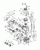 Toro 56020 - 25" Premium Rider, 1973 (3000001-3999999) Ersatzteile ENGINE MODEL NO. LAV 50 TYPE 62004 TECUMSEH (MODEL NO. 56025)