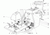 Toro 56027 - 25" Premium Rider Keylectric, 1974 (4000001-4999999) Ersatzteile BODY AND SEAT ASSEMBLY