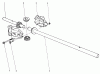Toro 56027 - 25" Premium Rider Keylectric, 1974 (4000001-4999999) Ersatzteile DIFFERENTIAL ASSEMBLY