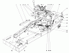 Toro 56027 - 25" Premium Rider Keylectric, 1974 (4000001-4999999) Ersatzteile FRAME ASSEMBLY