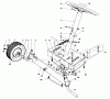 Toro 56027 - 25" Premium Rider Keylectric, 1974 (4000001-4999999) Ersatzteile FRONT AXLE ASSEMBLY