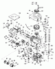 Toro 56027 - 25" Premium Rider Keylectric, 1974 (4000001-4999999) Ersatzteile TECUMSEH ENGINE MODEL NO. LAV50 TYPE 62004 (MODEL NO. 56027)