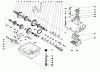Toro 56027 - 25" Premium Rider Keylectric, 1974 (4000001-4999999) Ersatzteile TRANSMISSION ASSEMBLY
