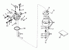 Toro 56022 - 25" Premium Rider, 1975 (5000001-5999999) Ersatzteile CARBURETOR NO. 631716 (MODELS 56022 AND 56027)