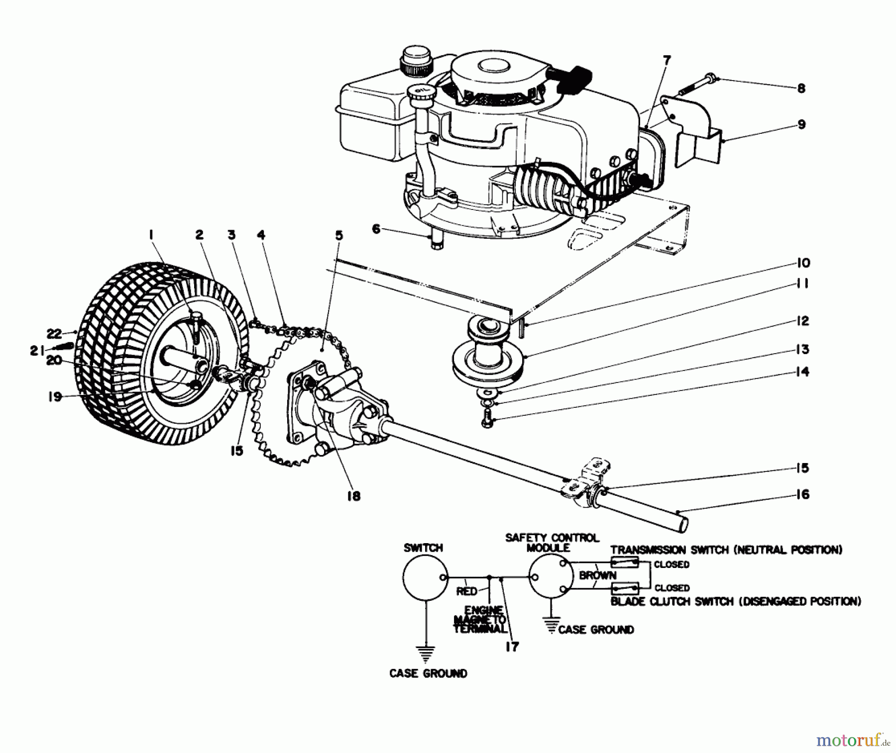 Toro Neu Mowers, Rear-Engine Rider 56022 - Toro 25