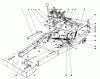 Toro 56022 - 25" Premium Rider, 1975 (5000001-5999999) Ersatzteile FRAME ASSEMBLY