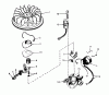Toro 56022 - 25" Premium Rider, 1975 (5000001-5999999) Ersatzteile MAGNETO NO. 610881 (MODEL NO. 56027)