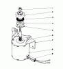 Toro 56022 - 25" Premium Rider, 1975 (5000001-5999999) Ersatzteile STARTER MOTOR (MODEL 56027)