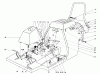 Toro 56030 - 25" Premium Rider Keylectric, 1973 (3000001-3999999) Ersatzteile BODY AND SEAT ASSEMBLY
