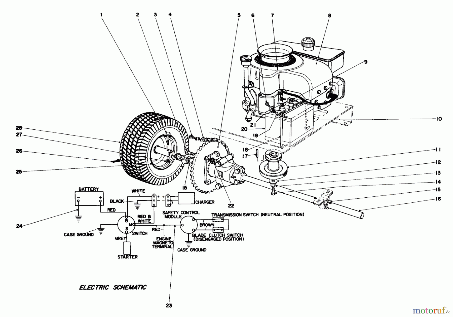 Toro Neu Mowers, Rear-Engine Rider 56030 - Toro 25