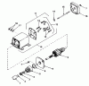 Toro 56030 - 25" Premium Rider Keylectric, 1973 (3000001-3999999) Ersatzteile STARTER MOTOR NO. 33606