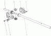 Toro 56033 - 25" Premium Rider Keylectric, 1974 (4000001-4999999) Ersatzteile DIFFERENTIAL ASSEMBLY