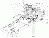 Toro 56033 - 25" Premium Rider Keylectric, 1974 (4000001-4999999) Ersatzteile FRAME ASSEMBLY