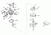 Toro 56036 - 25" Premium Rider Keylectric, 1976 (6000001-6999999) Ersatzteile CARBURETOR NO. 631449