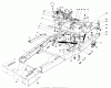 Toro 56036 - 25" Premium Rider Keylectric, 1976 (6000001-6999999) Ersatzteile FRAME ASSEMBLY