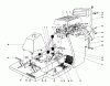 Toro 56044 - 25" Premium Rider Keylectric, 1977 (7000001-7999999) Ersatzteile BODY AND SEAT ASSEMBLY