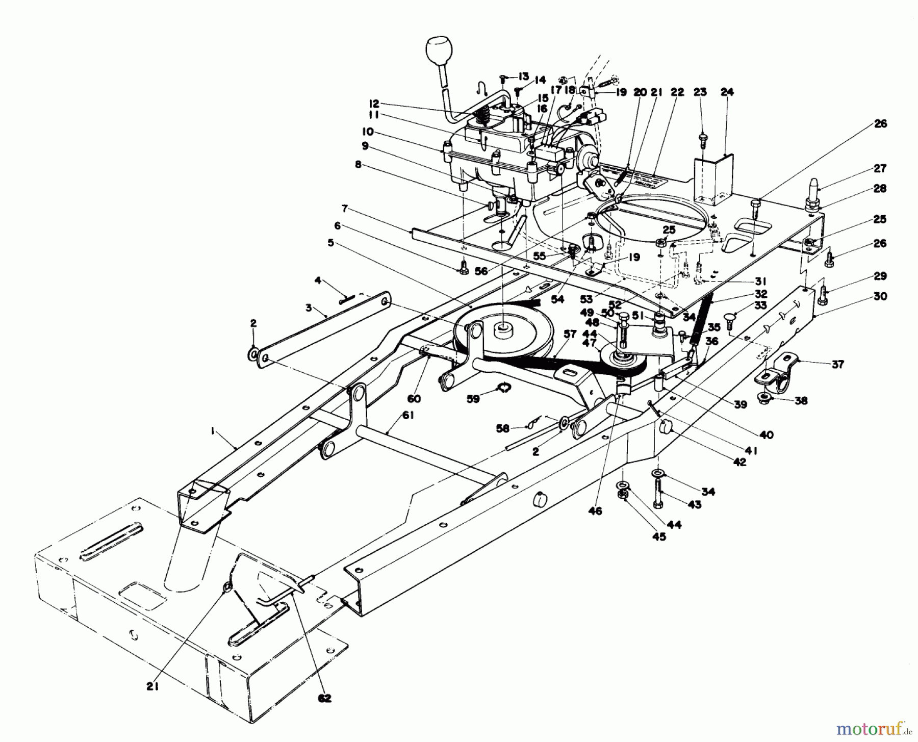 Toro Neu Mowers, Rear-Engine Rider 56036 - Toro 25