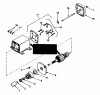 Toro 56044 - 25" Premium Rider Keylectric, 1978 (8000001-8999999) Ersatzteile 12 VOLT ELECTRIC STARTER NO. 33606