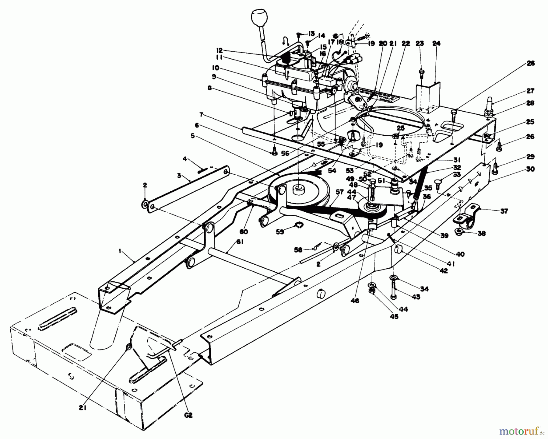 Toro Neu Mowers, Rear-Engine Rider 56044 - Toro 25