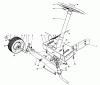 Toro 56044 - 25" Premium Rider Keylectric, 1978 (8000001-8999999) Ersatzteile FRONT AXLE ASSEMBLY
