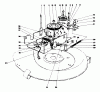 Toro 56044 - 25" Premium Rider Keylectric, 1981 (1000001-1999999) Ersatzteile BLADE DRIVE ASSEMBLY