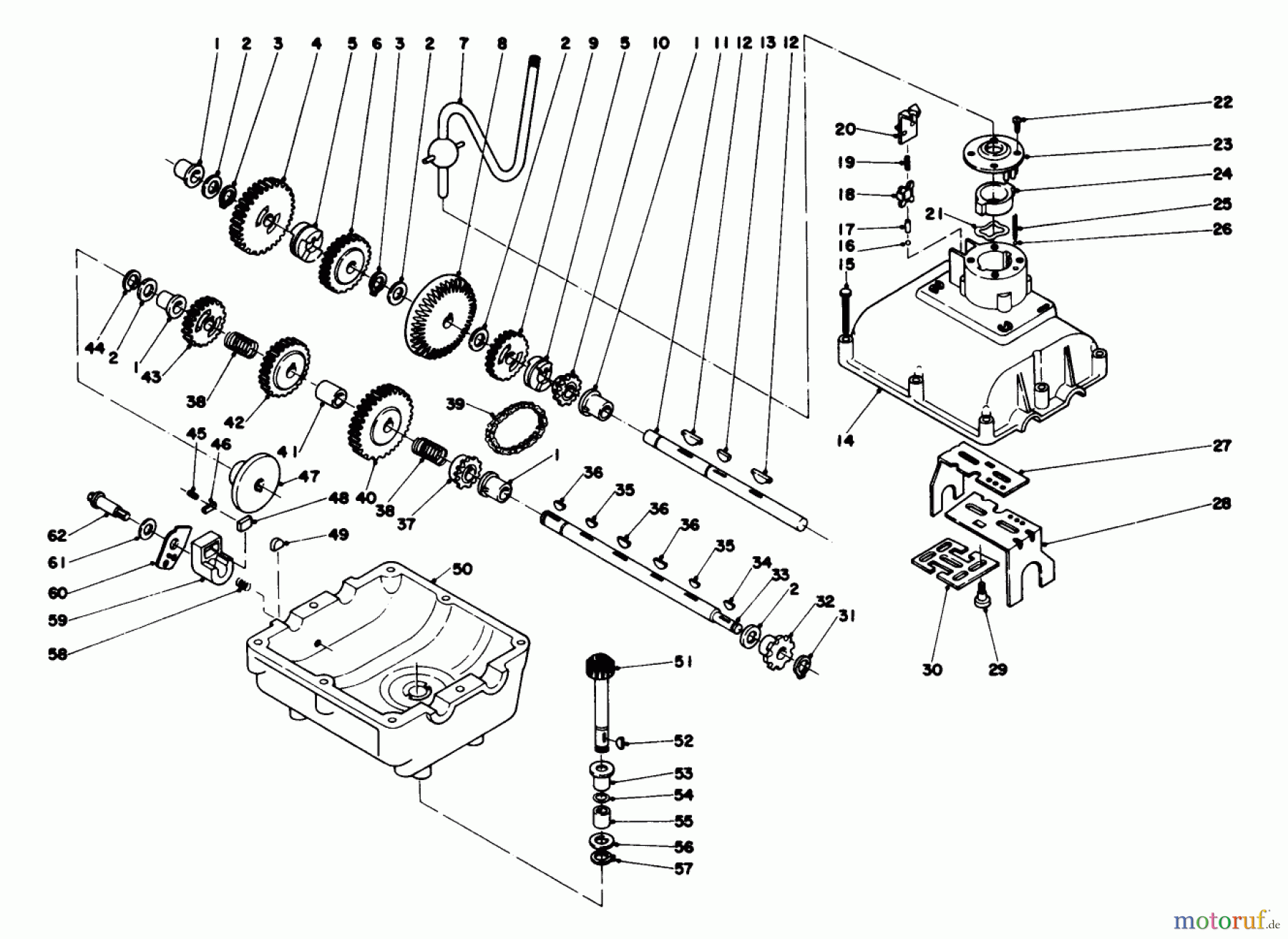 Toro Neu Mowers, Rear-Engine Rider 56044 - Toro 25