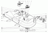 Toro 56100 (732) - 732 Sportsman Rider, 1975 (5000001-5999999) Ersatzteile 32" CUTTER HOUSING ASSEMBLY