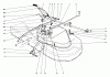 Toro 56100 (732) - 732 Sportsman Rider, 1975 (5000001-5999999) Ersatzteile CUTTER HOUSING LINKAGE