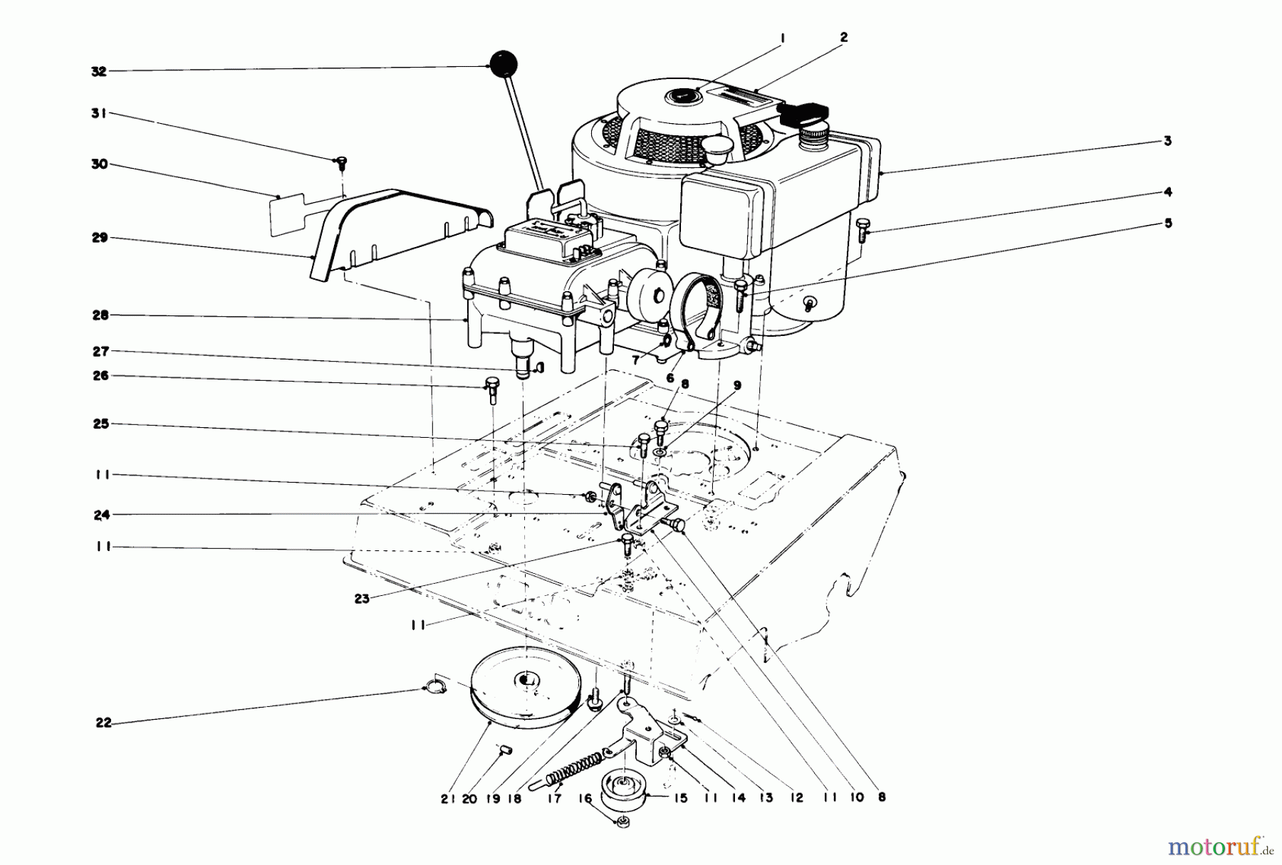 Toro Neu Mowers, Rear-Engine Rider 56108 - Toro 32